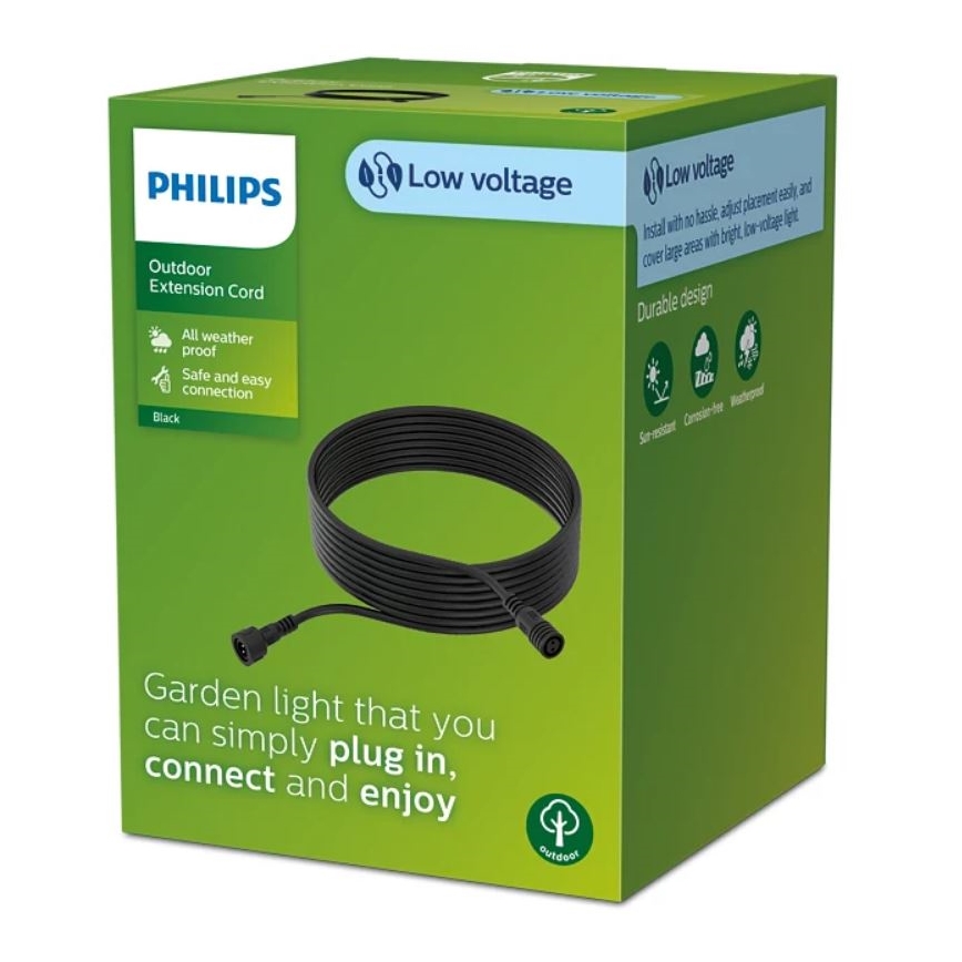 Philips - Outdoor-Verlängerungskabel 10m IP67