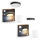 Philips - PACK 1x plafonnier LED dimmable Hue ENRAVE Ø 42,5 cm LED/33,5W/230V + 1x plafonnier LED dimmable Hue Ø 26,1 cm LED/9,6W/230V + 2x télécommandes