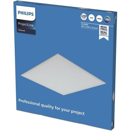Philips - Pannello LED da incasso PROJECTLINE LED/36W/230V 59,5x59,5 cm