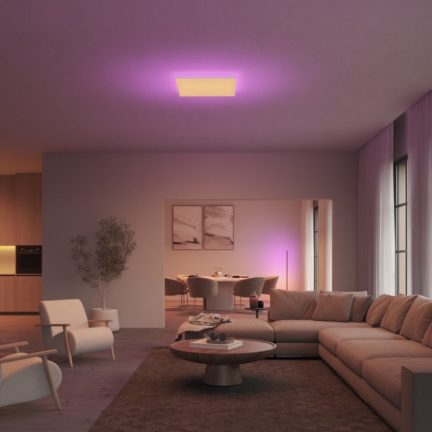 Philips - Plafonier RGBW à intensité variable Hue DATURA LED/67W/230V 2000-6500K