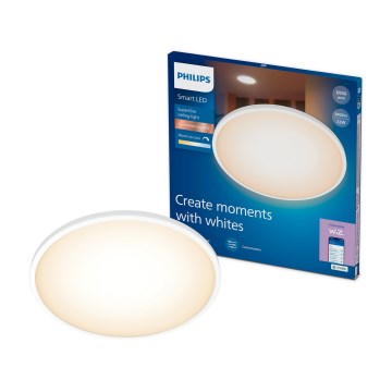 Philips - Plafoniera a LED dimmerabile SUPERSLIM LED/32W/230V 2700-6500K Wi-Fi