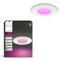 Philips - Plafoniera da incasso per bagno LED RGBW dimmerabile Hue SLIM LED/8,3W/230V 1000-20000K bianco IP44
