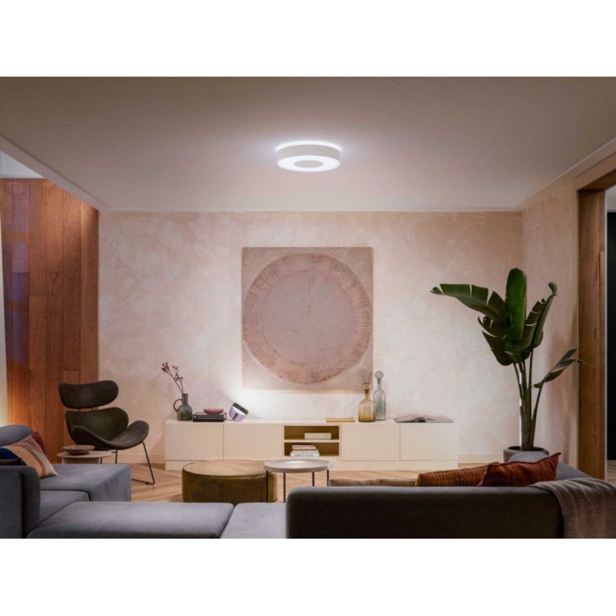 Philips - LED RGB plafoniera dimmerabile Hue INFUSE LED/33,5W/230V 2000-6500K Ø 381 mm bianco