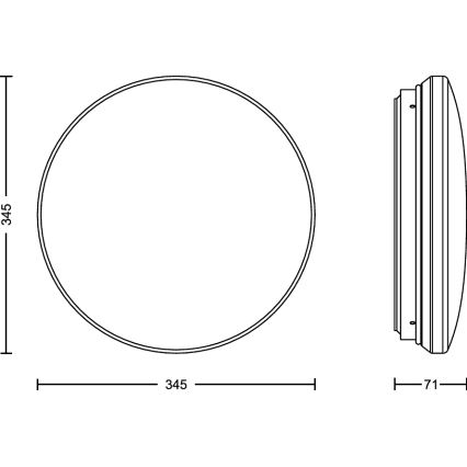 Philips - Plafoniera LED con sensore ACUNA LED/21W/230V 2700K
