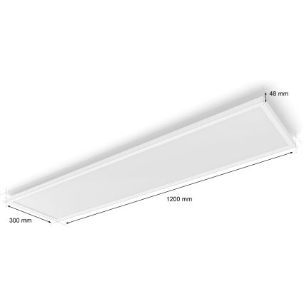 Philips - Plafoniera da soffitto LED dimmerabile Hue AURELLE LED/39W/230V 2200-6500K 120x30 cm bianca