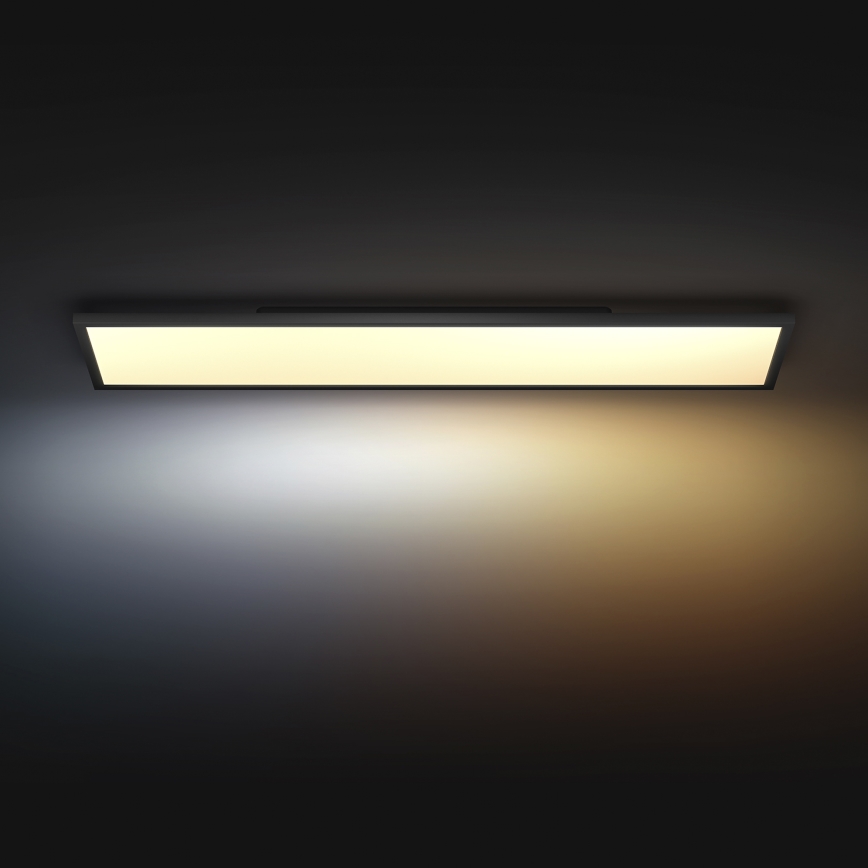 Philips - Plafoniera LED dimmerabile Hue AURELLE LED/39W/230V 2200-6500K 120x30 cm nero