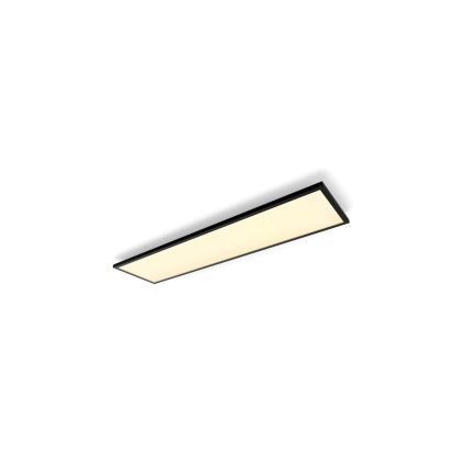 Philips - Plafoniera LED dimmerabile Hue AURELLE LED/39W/230V 2200-6500K 120x30 cm nero