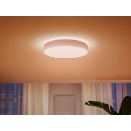 Philips - Plafoniera LED dimmerabile Hue LED/33,5W/230V 2200-6500K Ø 425 mm bianca + telecomando