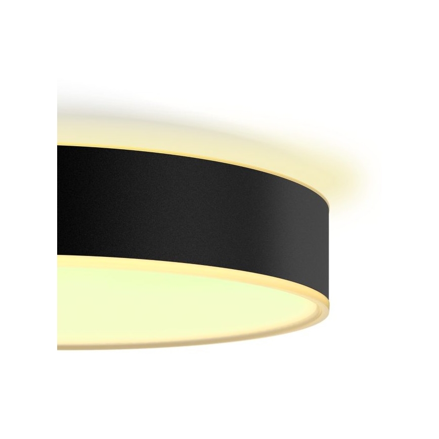 Philips - Plafoniera LED dimmerabile Hue LED/33,5W/230V 2200-6500K diametro 425 mm nero + telecomando