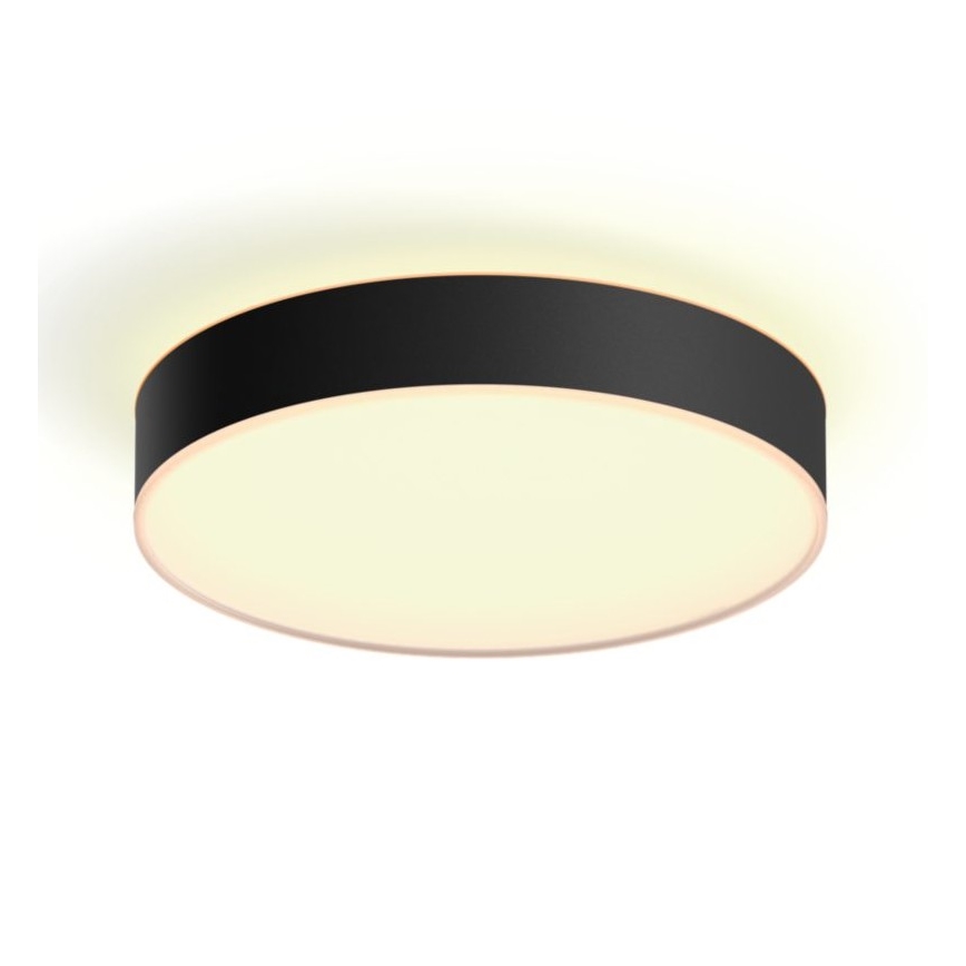 Philips - Plafoniera LED dimmerabile Hue LED/19,2W/230V 2200-6500K Ø 381 mm nera + telecomando