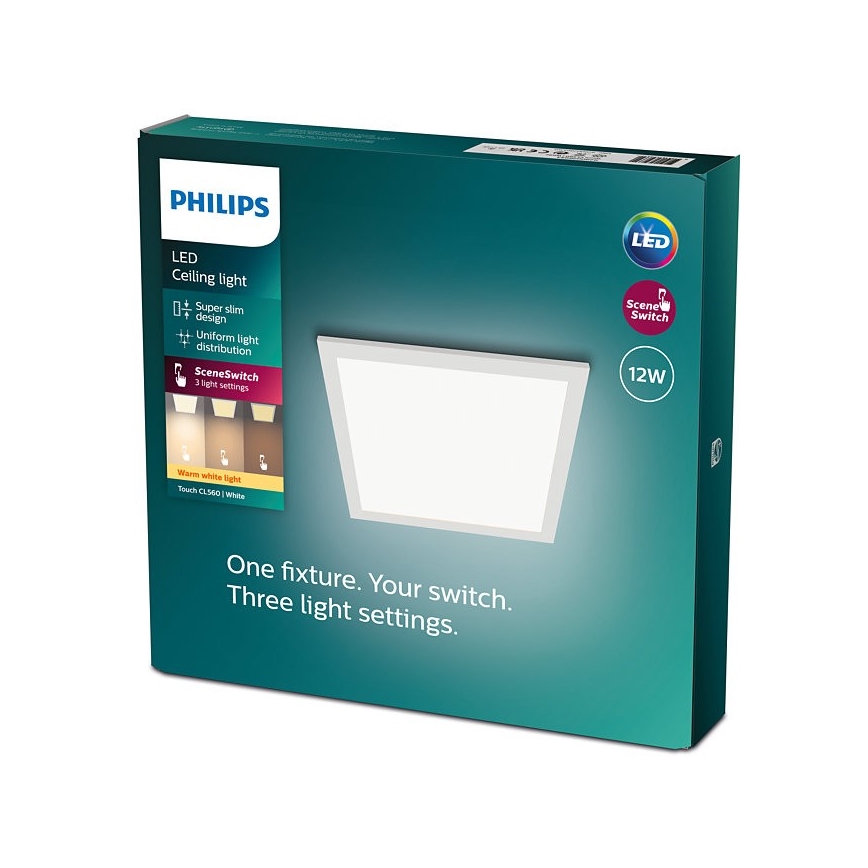 Philips - Plafoniera LED dimmerabile SCENE SWITCH LED/12W/230V 2700K