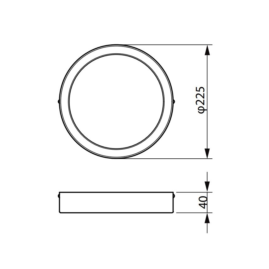 Philips - Plafoniera LED LEDINAIRE LED/19,5W/230V 3000K IP40