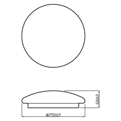 Philips – Plafoniera LED MOIRE LED/10W/230V