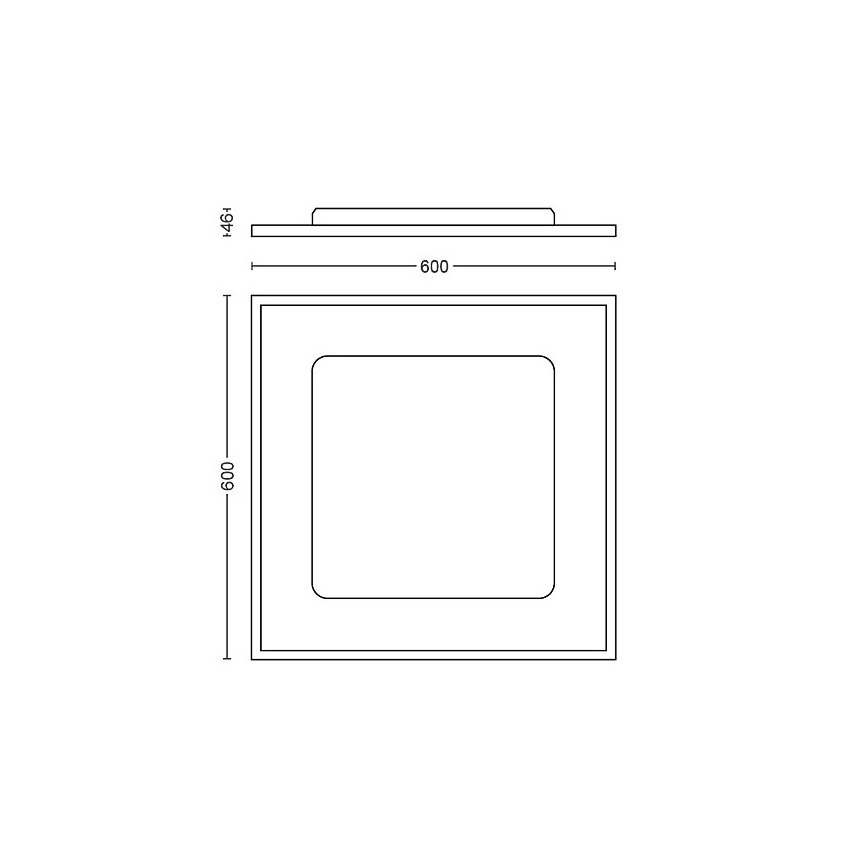 Philips - Plafonnier à intensité variable LED Hue LED/39W/230V 2200-6500K + télécommande