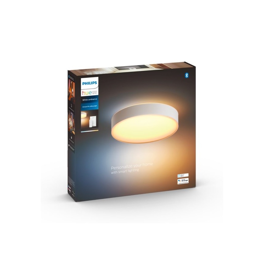 Philips - Plafonnier à intensité variable LED Hue LED/19,2W/230V 2200-6500K d. 381 mm blanc + télécommande