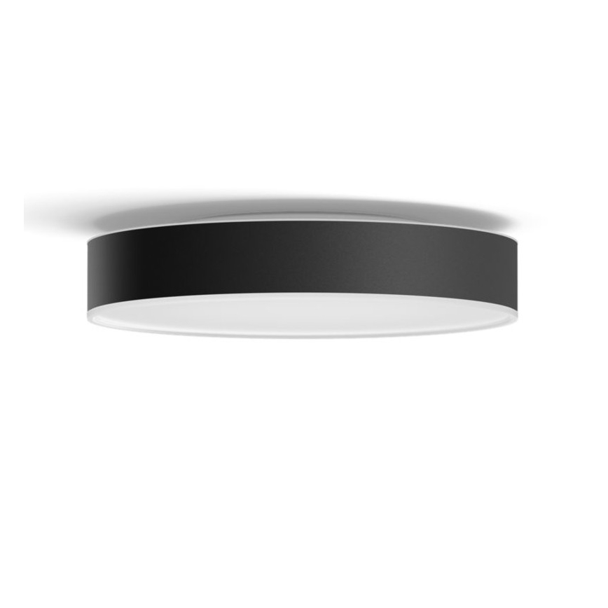 Philips - Plafonnier à intensité variable LED Hue LED/19,2W/230V 2200-6500K d. 381 mm noir + télécommande