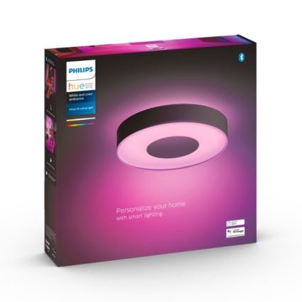 Philips- Plafonnier à intensité variable RGB Hue INFUSE LED/33,5W/230V 2000-6500K d. 381 mm noir