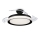 Philips- Plafonnier avec ventilateur BLISS LED/35W/230V 5500/4000/2700K noir + Télécommande
