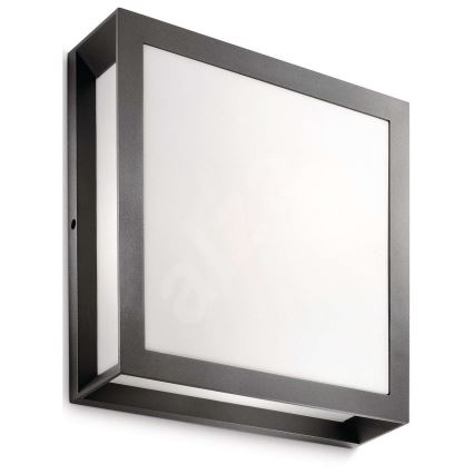 Philips - Plafonnier d'extérieur SKIES 2xE27/14W/230V IP44 anthracite