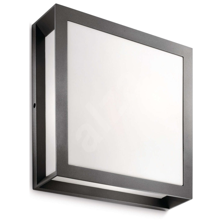 Philips - Plafonnier d'extérieur SKIES 2xE27/14W/230V IP44 anthracite