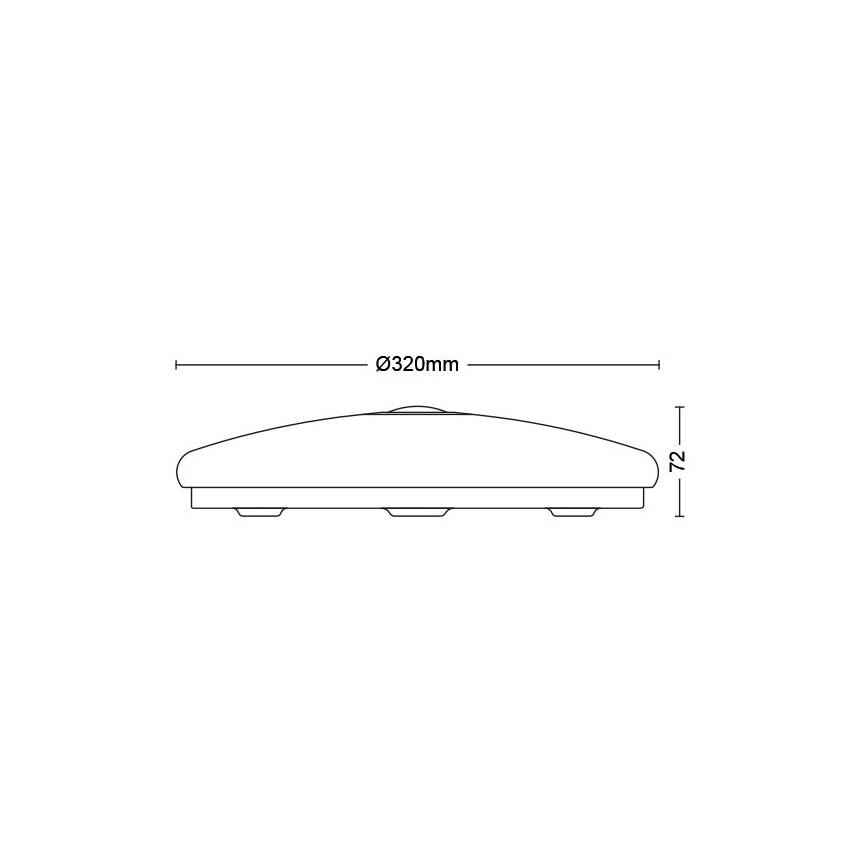 Philips - Plafonnier LED avec détecteur LED/16W/230V 2700K