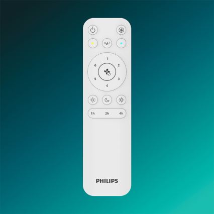 Philips - Plafonnier LED dimmable avec ventilateur BLISS LED/35W/230V blanc + télécommande