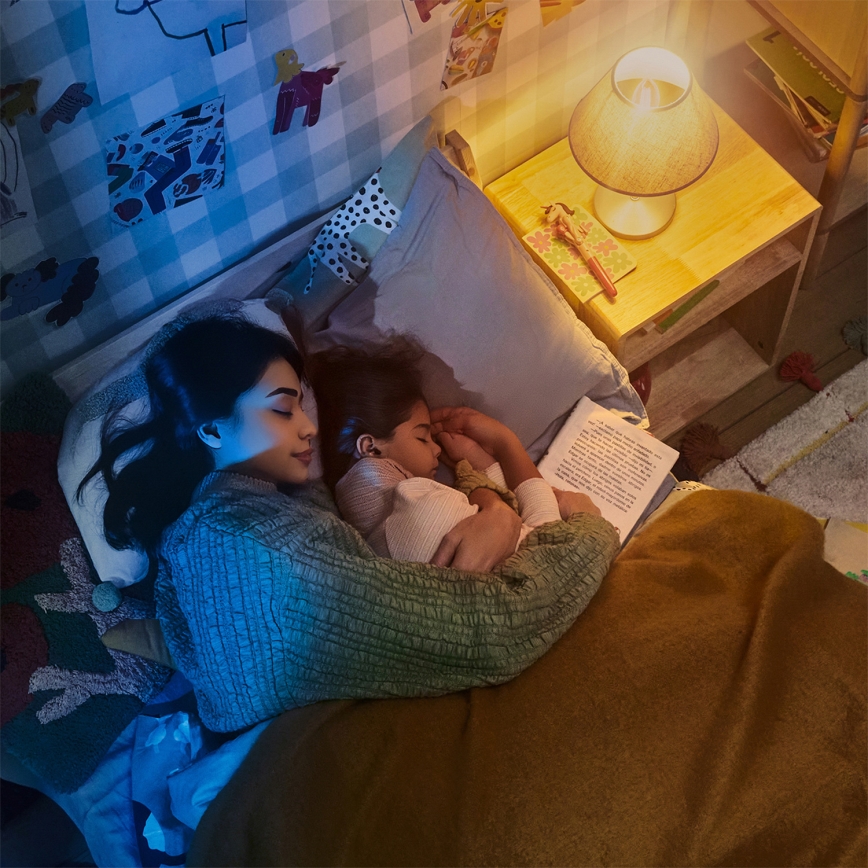 Philips - Plafonnier avec ventilateur LED dimmable BLISS LED/35W/230V noir + télécommande
