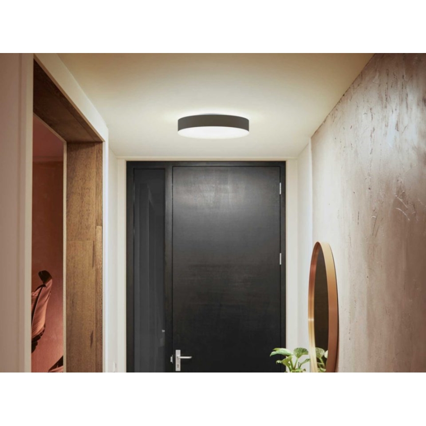Philips - Plafonnier LED Hue dimmable LED/19,2W/230V 2200–6500K Ø 381 mm noir + télécommande