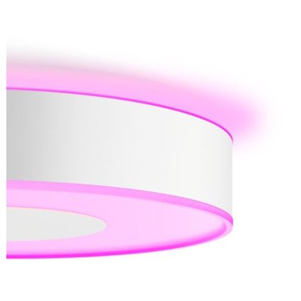 Philips - Plafonnier LED RGB à intensité variable Hue INFUSE LED/52,5W/230V 2000-6500K Ø 425 mm blanc