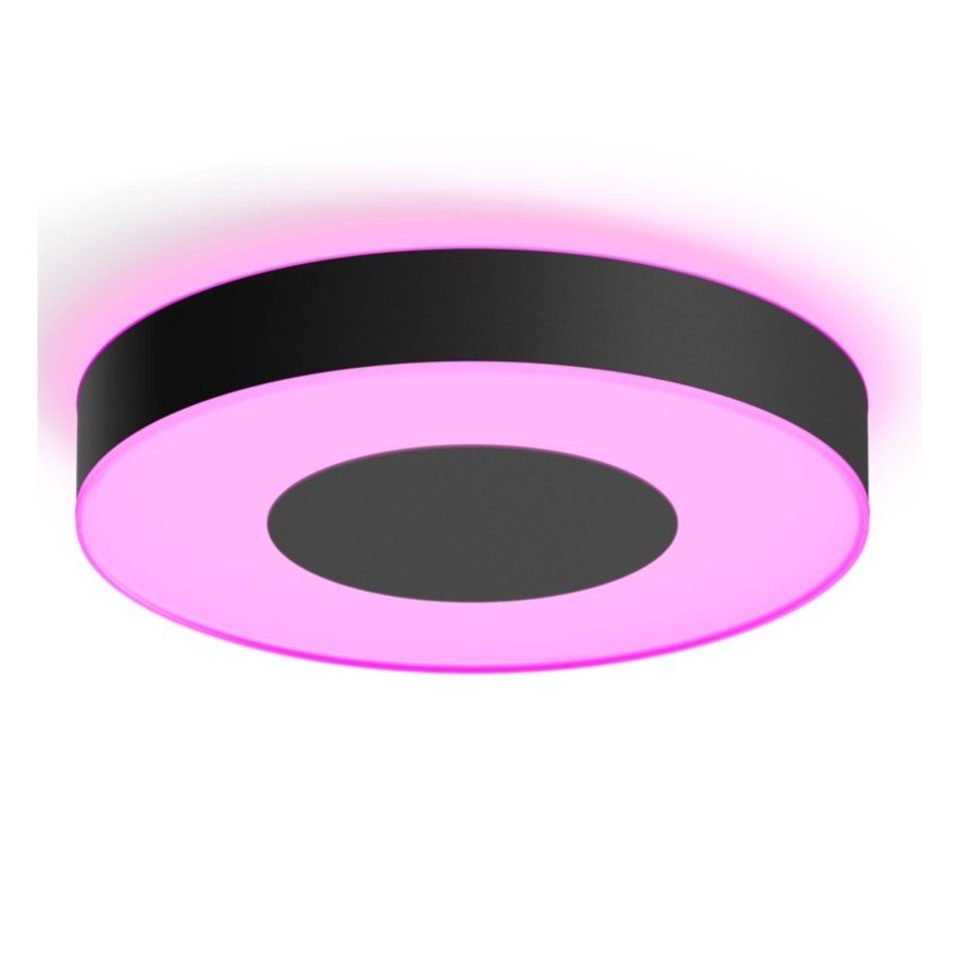 Philips - Plafonnier LED RVB à intensité variable Hue INFUSE LED/52,5W/230V 2000-6500K d. 425 mm noir
