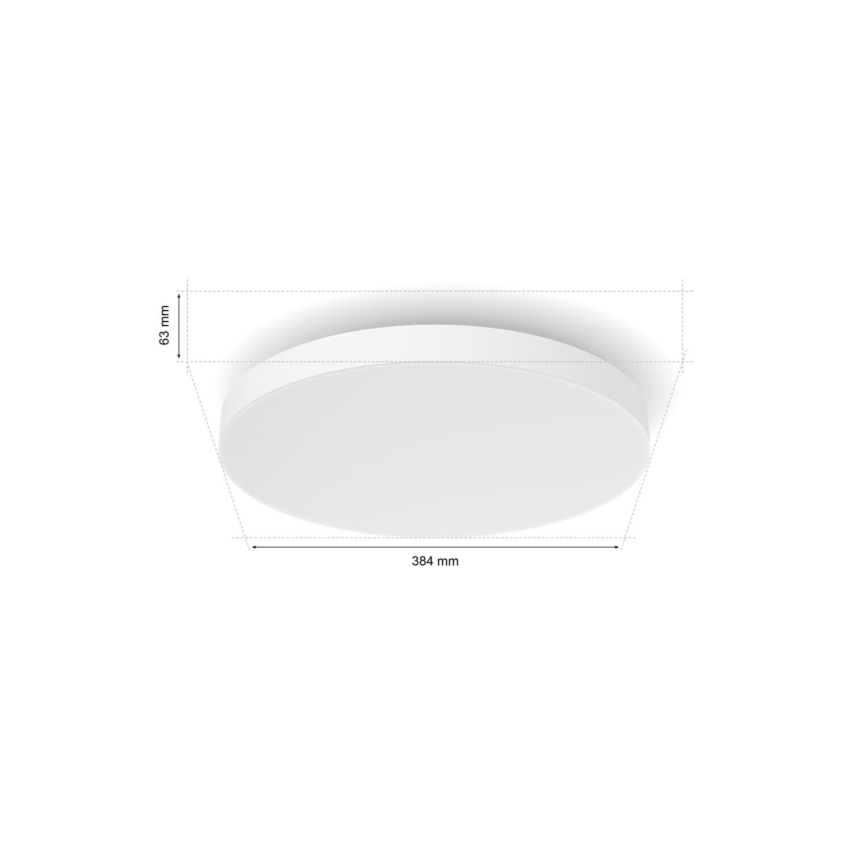Philips - Plafonnier RGBW à intensité variable Hue DATURA LED/48W/230V 2000-6500K