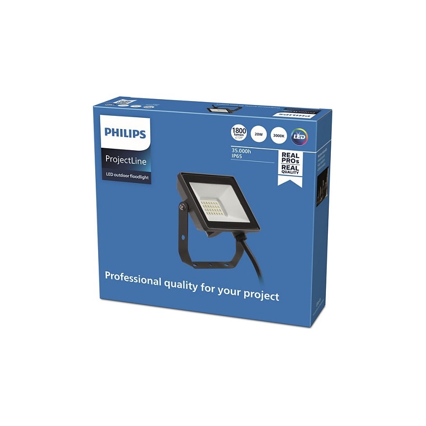 Philips - Proiettore LED da esterno PROJECTLINE LED/20W/230V IP65 3000K