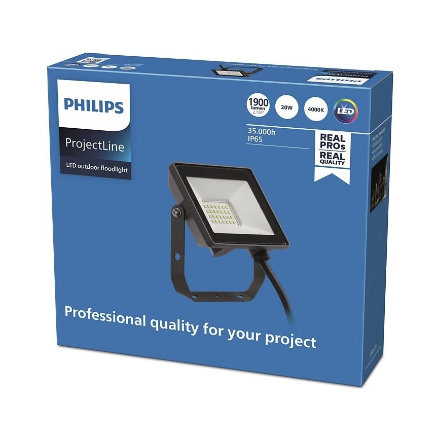 Philips - Proiettore LED da esterno PROJECTLINE LED/20W/230V IP65 4000K