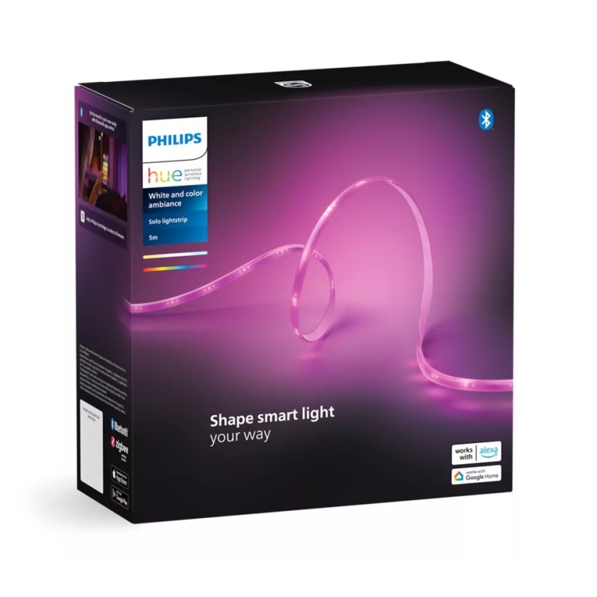 Philips - dimmbarer RGBW-LED-Streifen Hue White and Color Ambiance 5m LED/20W/230V 2000-6500K