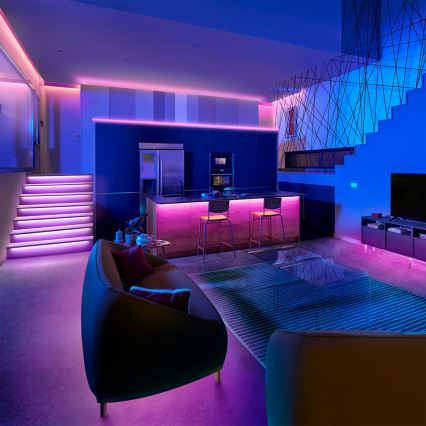 Philips - Ruban LED RGB dimmable SMART STRIP 15m LED/20W/230V 2200-6500K Wi-Fi