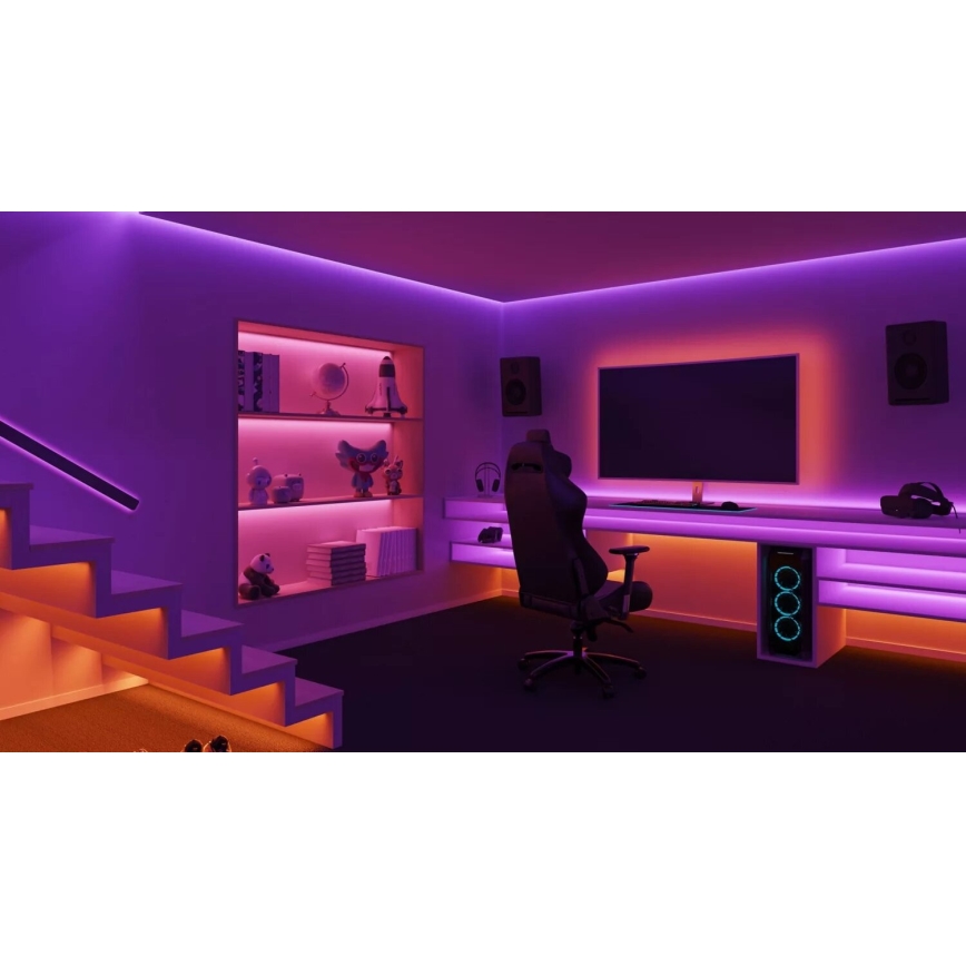 Philips - Ruban LED RGBW dimmable Hue WHITE AND COLOR AMBIANCE 5m LED/20W/230V 2000-6500K