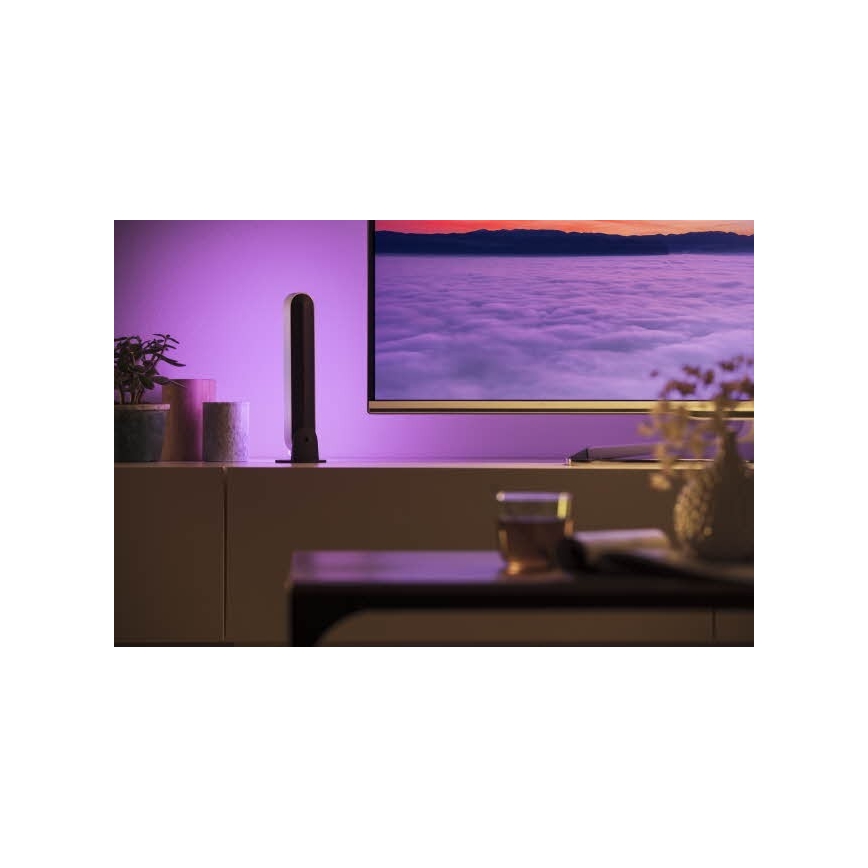 Philips 78202/1E/P7  - SET 2x Lampada da tavolo LED RGB dimmerabile HUE WHITE AND COLOR AMBIANCE LED/6W/230V bianca