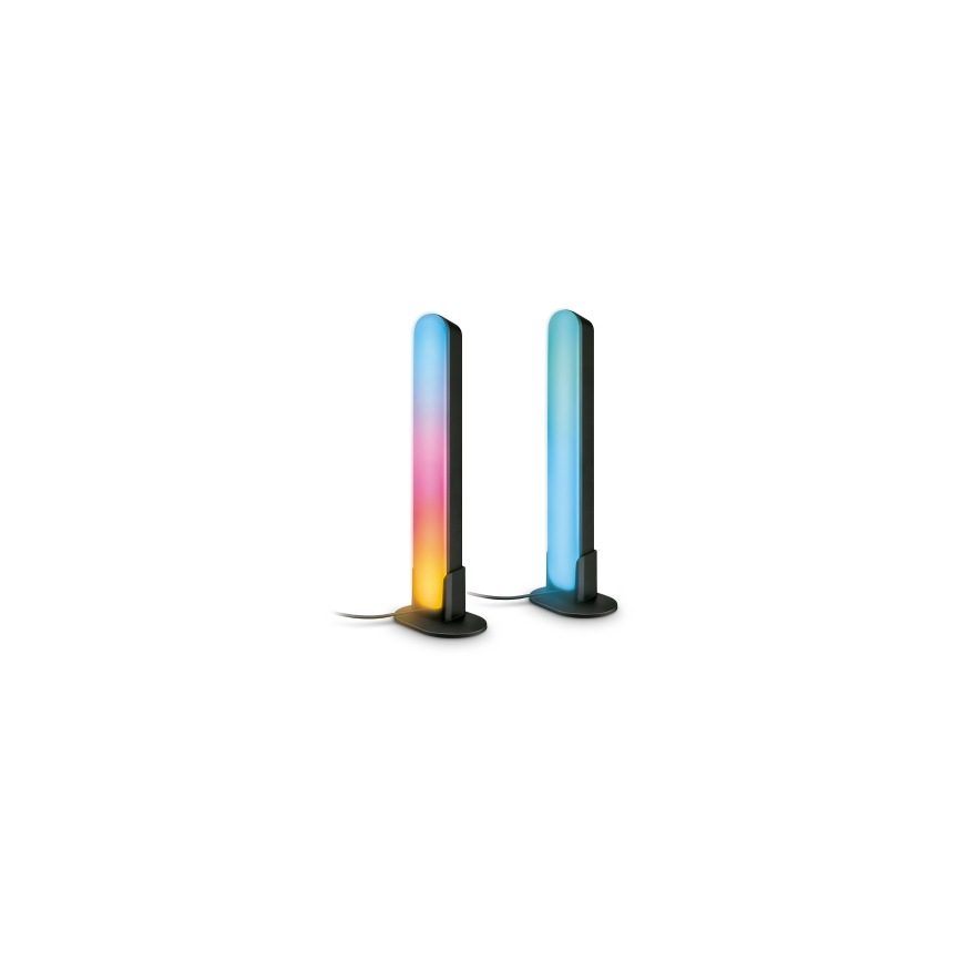 Philips - Confezione da 2 lampade LED RGBIC dimmerabili SMART GRADIENT LED/8W/230V 2700-6500K Wi-Fi