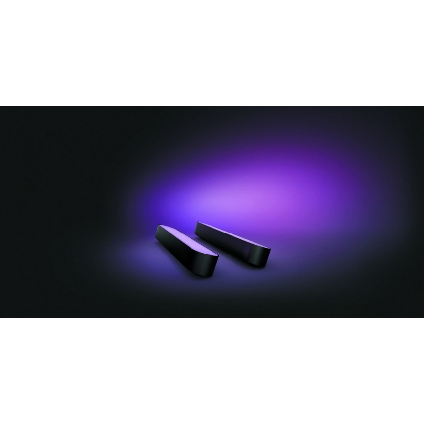 Philips 78202/30/E7 - SET 2x LED RGB Dimmbare Tischlampe HUE WHITE AND COLOR AMBIANCE LED/6W/230V