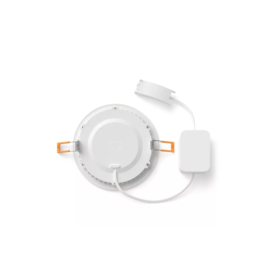 Philips - SET 2x LED RGBW dimmbare Badezimmer-Einbauleuchten Hue SLIM LED/12W/230V 2000-6500K weiß IP44