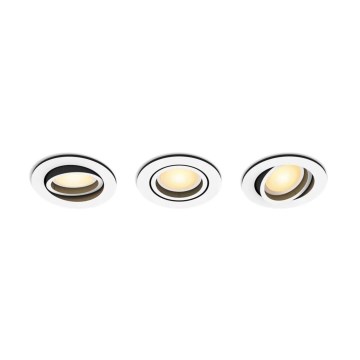 Philips - SET 3x Lampada da incasso LED dimmerabile Hue MILLISKIN 1xGU10/4,2W/230 2200-6500K
