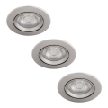 Philips - SET 3x Lampada LED da incasso dimmerabile LED/5W/230V 2700K