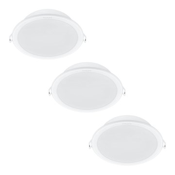Philips - SET 3x Lampada LED da incasso LED/5,5W/230V