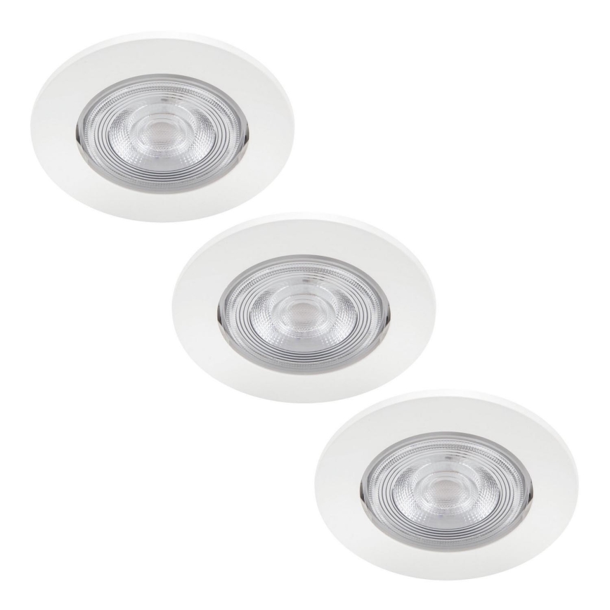Philips - SET 3x Lampada LED da incasso TARAGON LED/4,5W/230V 2700K