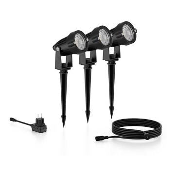 Philips - SET 3x LED Außenstrahler CASPER LED/1,5W/24/230V IP44