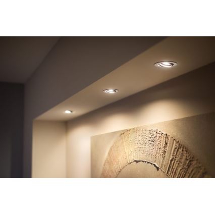 Philips - SET 3x LED dimmbare Einbaulampe Hue MILLISKIN 1xGU10/5,7W/230V 2200-6500K