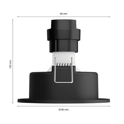 Philips - SET 3x LED dimmbare Einbaulampe Hue MILLISKIN 1xGU10/5,7W/230V 2200-6500K