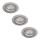 Philips - SET 3x Spot à intensité variable LED encastrable LED/5W/230V 2700K