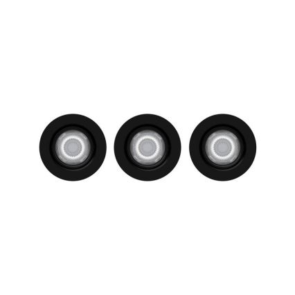 Philips - SET 3xLED Dimmbare Einbauleuchte IMPALA Warm Glow LED/6W/230V 2200-2700K