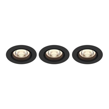 Philips - SET 3xLED Dimmbare Einbauleuchte IMPALA Warm Glow LED/6W/230V 2200-2700K
